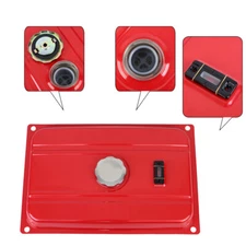 7 Gallon Universal Fuel Gas Tank Generator Petcock Filter Gauge Cap