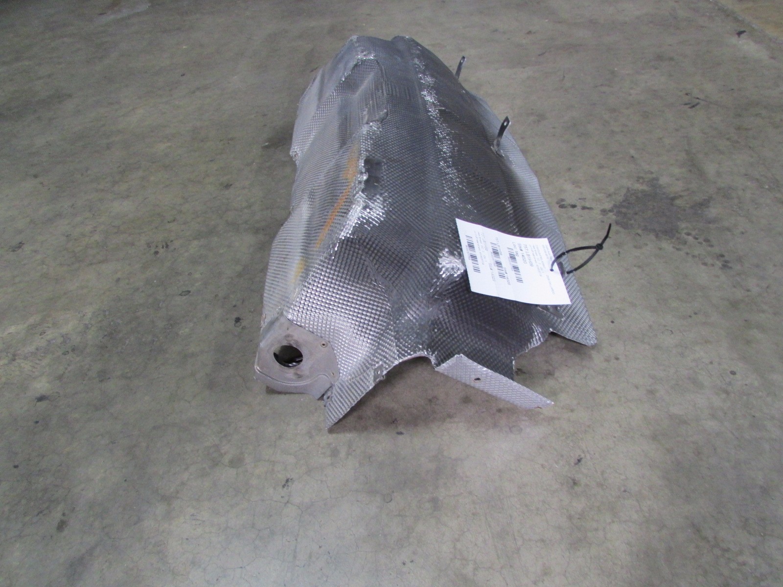 Lamborghini Gallardo LP560 Rear Muffler Heat Shield, P/N 400825709, Used