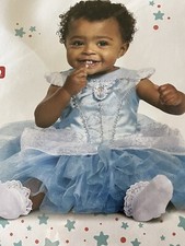 Cinderella Disney Baby Princess Dress Costume 12-18 Months NEW