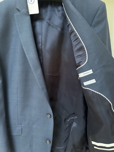 BNWT - Racing Green Men's Blazer Chest: 42S - Navy - Picture 8 of 8