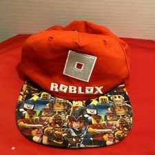 Roblox Hat Embroidered Youth One Size Fits Most Snapback Red