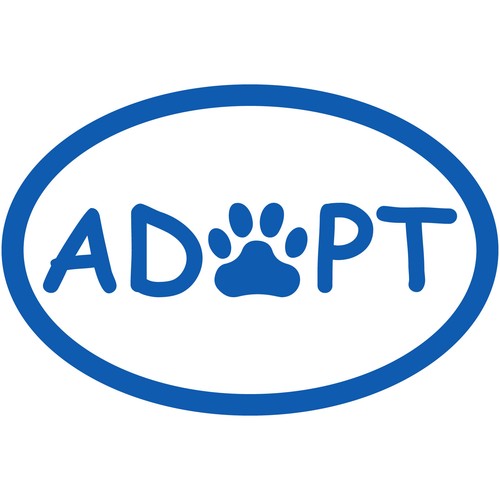 Adopt Paw Oval 3" Decal Sticker Vinyl Dog Puppy Cat Kitten Pet Car Window Laptop - Picture 7 of 26