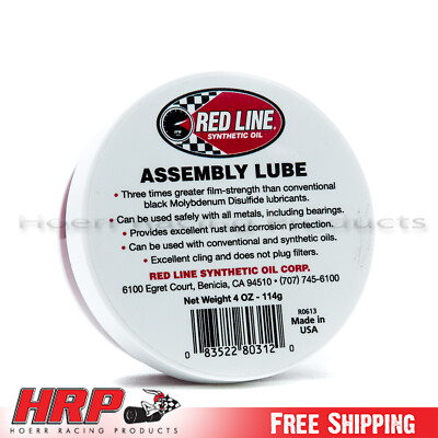 Red Line 80312 Assembly Lube, 4 oz. Jar