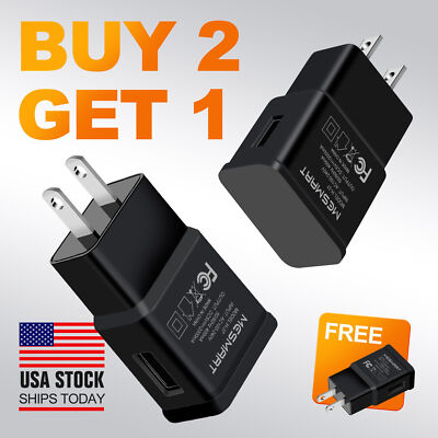 US USB Power Adapter Wall Charger Square Port Charging Cube Block Box For Google