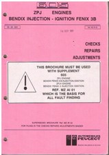 PEUGEOT 605 2.0 PETROL BOSCH MOTRONIC MP3.1 IGNITION/INJECTION '90 REPAIR MANUAL