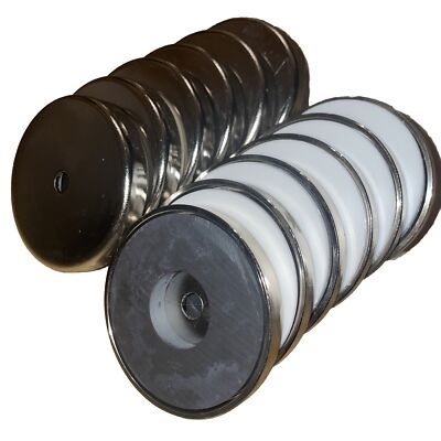 FIRST4MAGNETS F4MG66-1 Magnete In Ferrite Da 66 Mm Di Diametro X 10 Mm - Foto 4