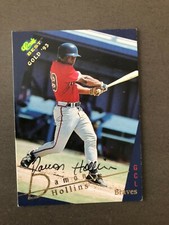 Atlanta Braves DAMON HOLLINS autographed 1993 Classic Best Gold