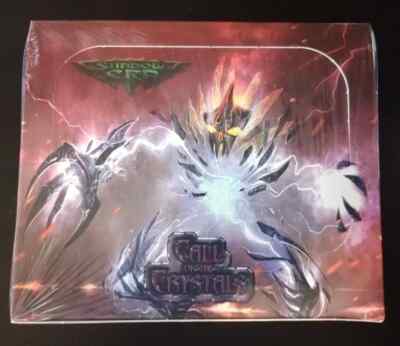 SHADOW ERA TCG CALL OF THE CRYSTALS BOOSTER BOX NEW SEALED 24 PACKS PER BOX .