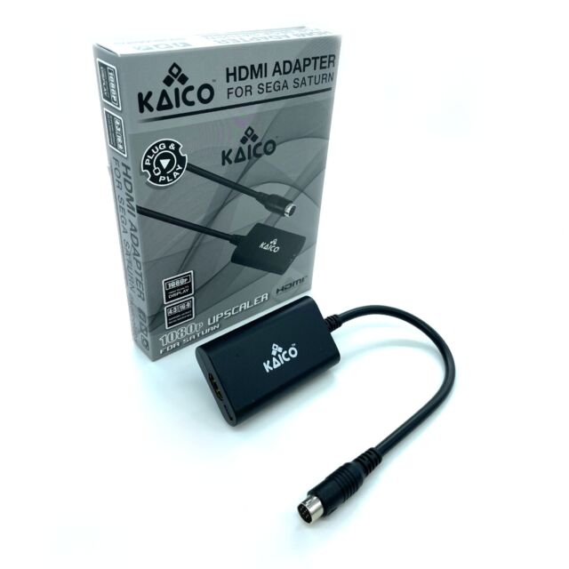 Kaico SEGA Saturn 1080p HDMI Adapter - For use with Sega Saturn Supports S Video