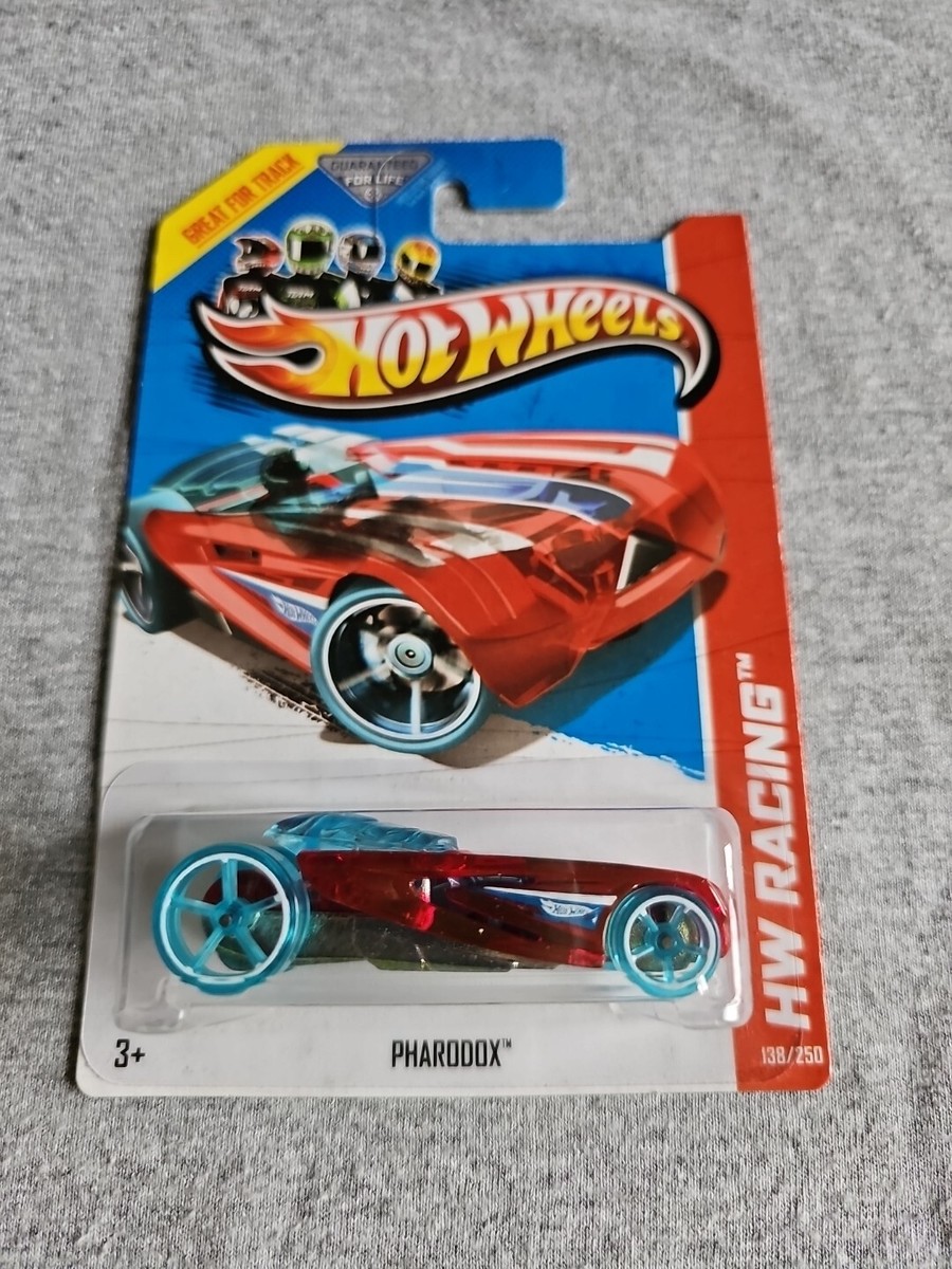 2013 Hot Wheels PHARODOX Clear Red 138/250 LITTLE BEND X-Raycers