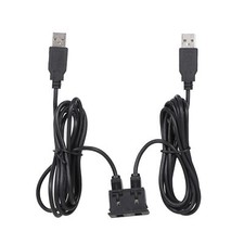 150CM Car Dash Flush Mount two USB Port Panel Auto Boat Dual USB Extension K7Y1