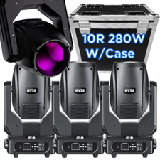 280W 10R Beam Moving Head Light RGBW Gobo Spot Stage Lighting DJ Disco Club DMX