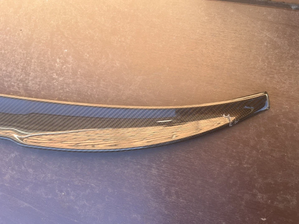 BMW X4M 2021 maletero trasero genuino fibra de carbono alerón labio OEM 51628077080 Foto 4 de 4