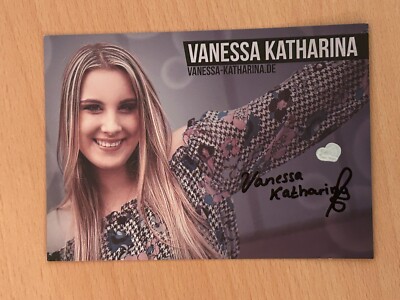 Vanessa Katharina - Autogrammkarte original signiert - #32933