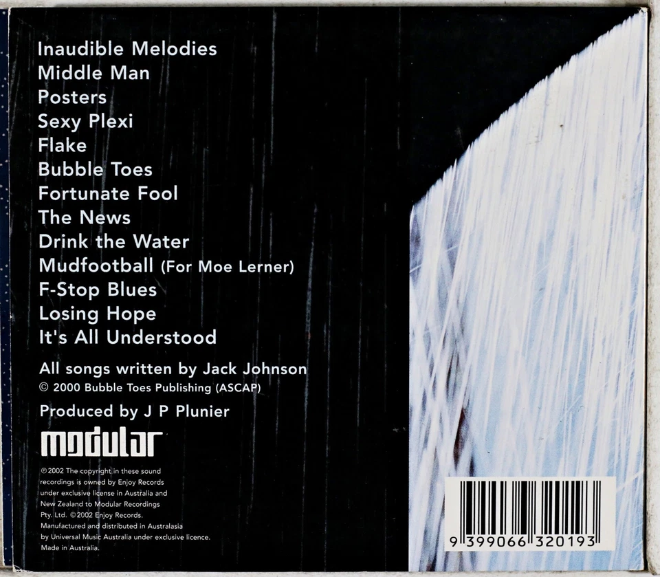 Jack Johnson - Brushfire Fairytales (CD 2002) - Image 3 of 3