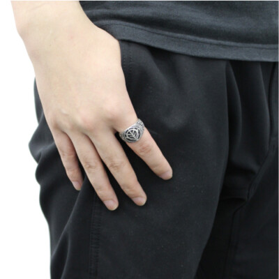 Mobile Suit Gundam Sieg Zeon College Ring Antique Zinc Alloy COSPA