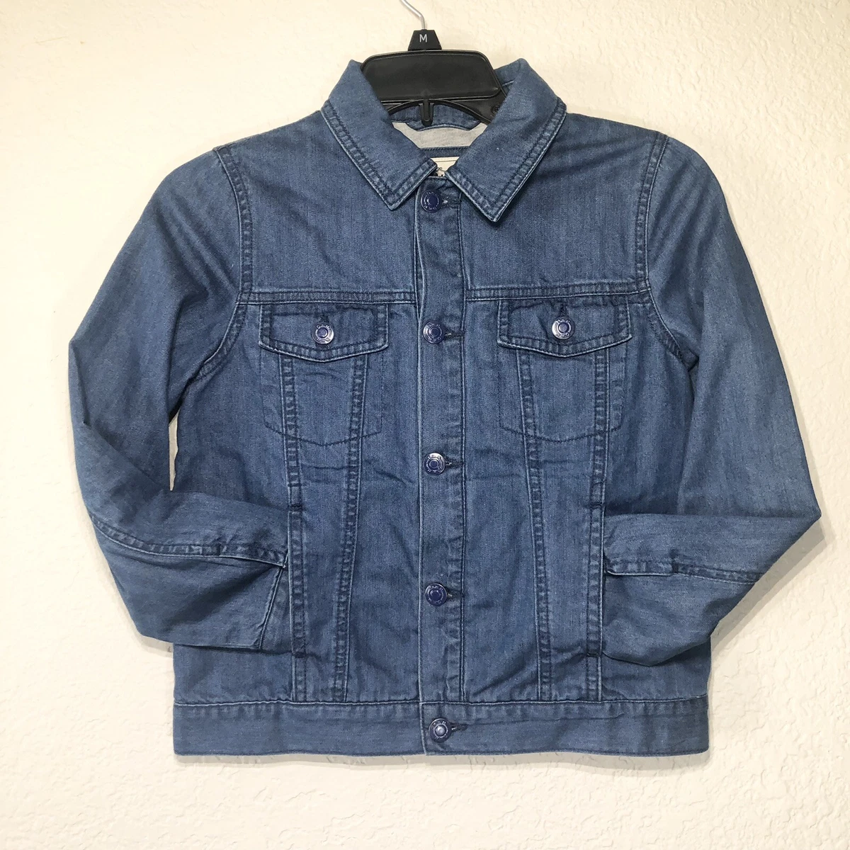 Massimo Dutti Boy s Lined Denim Jacket Size 9 10 Years eBay