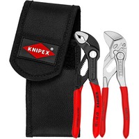 Knipex Mini-Zangenset, In Werkzeug-GüRteltasche, Zangen-Set, Rot