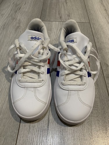 adidas originals vl court classic trainers - white - fy7170 Uk Size 3