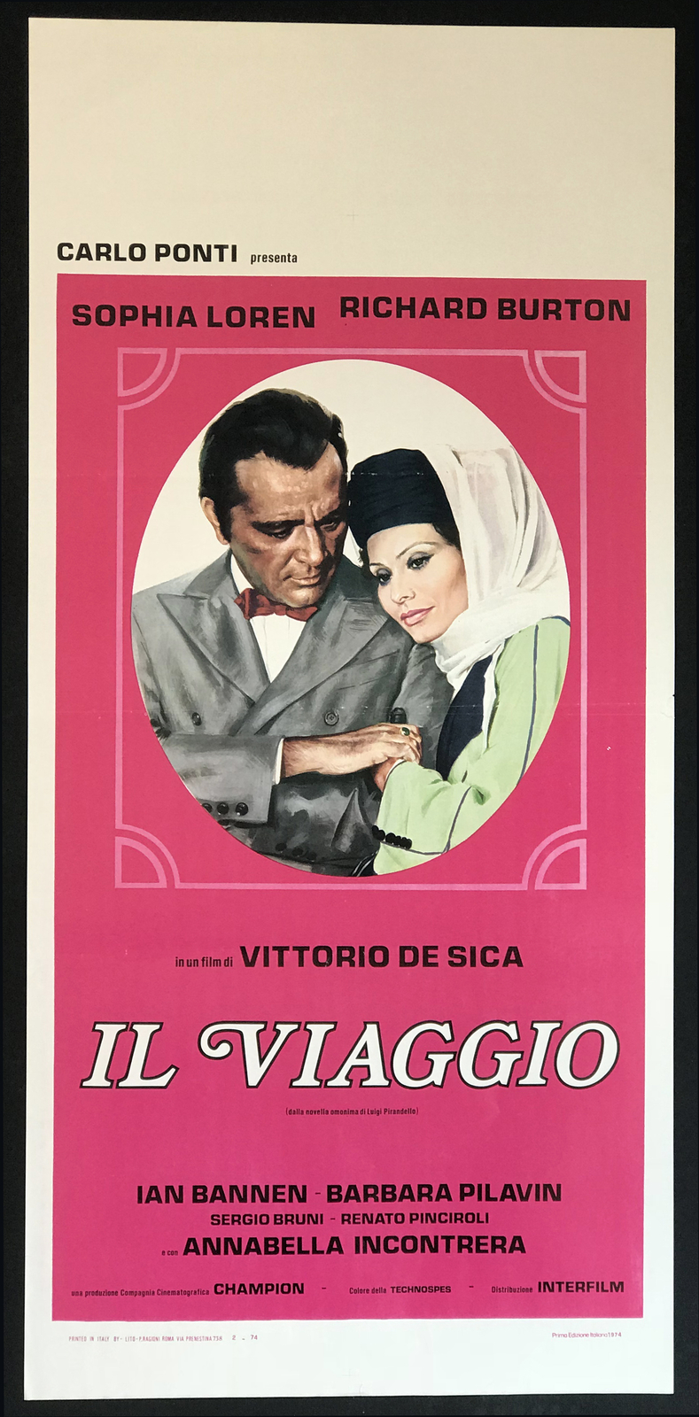Locandina originale film Il viaggio (1992) - Regia di Fernando Ezequiel Solanas