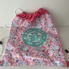 Build A Bear Workshop Drawstring Backpack Tote Bag Toy Kid Girl Scouts