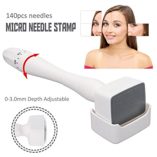 Derma Stamp Micro Needling Therapy Skin Tool for Scar and Hair Loss Treatment #T - Picture 2 of 17
