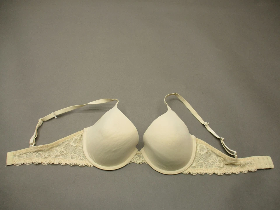 Sujetador Demi 36D SO Mujer Desnudo Encaje Con Aros Forrado Cierre Trasero 4J Foto 3 de 4