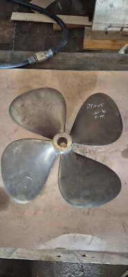 Aufgearbeitet Innenbord Michigan 4 Blatt Propeller,  23x15 LH; 40 mm Welle