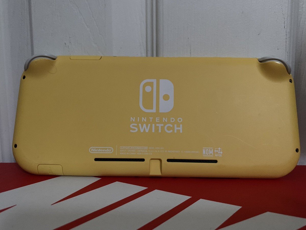 Nintendo Switch Lite Yellow Handheld Console for parts- READ