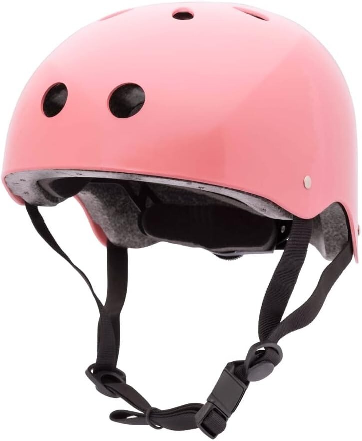 Casque Coconuts Rose pour les sorties en trottinette et skate au parc