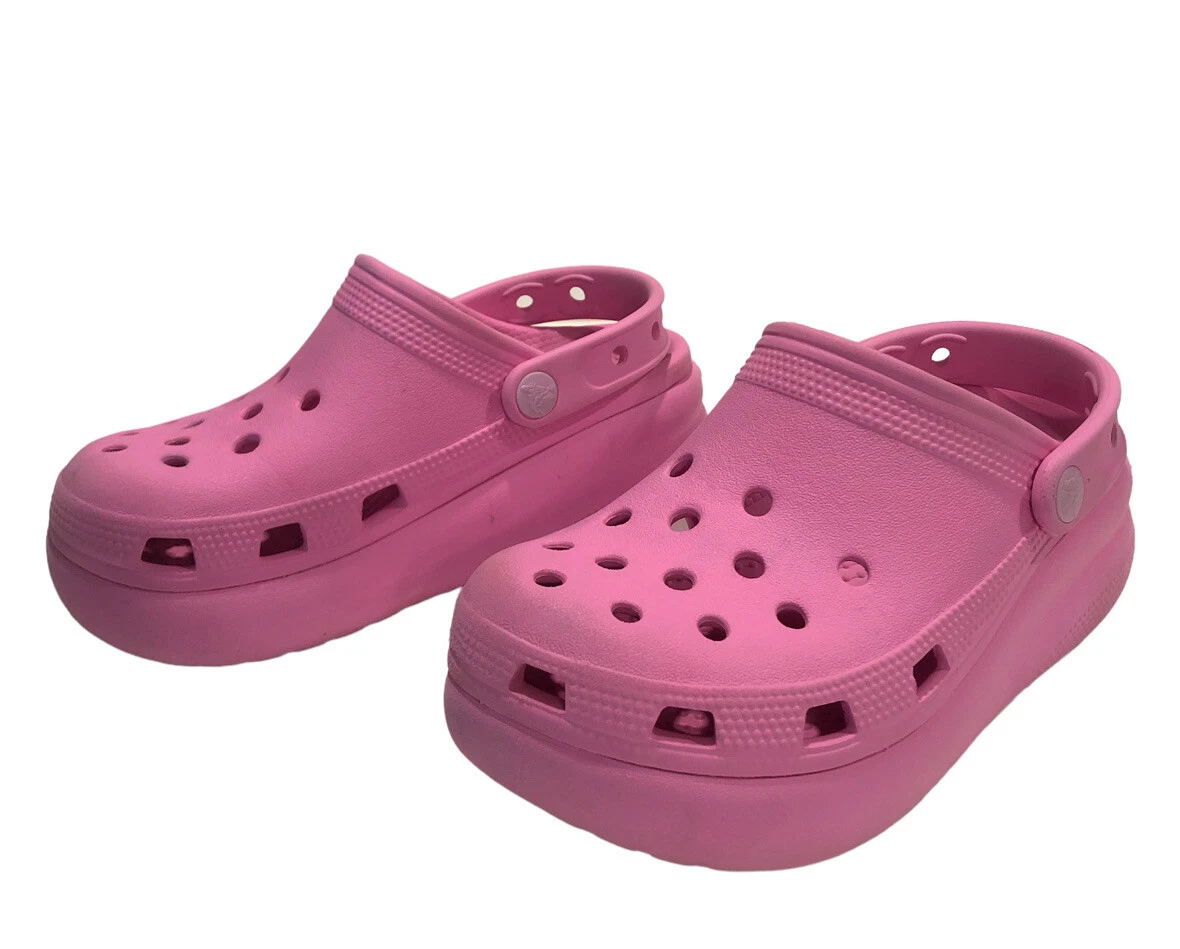 PINK CROCS Womens Classic Crush Clog