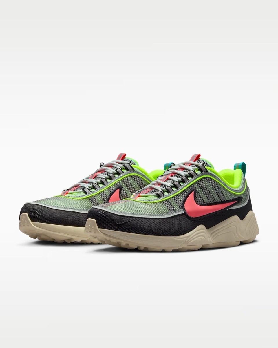 Nike Air Zoom Spiridon Barely Volt Hot Punch Gym Sneakers II1237