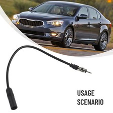 Car Cable Wide Application ABS Antenna Black Extension Cable Lightweight