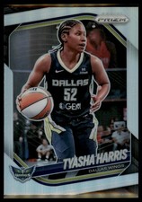 Tyasha Harris 2025 Panini Prizm WNBA #130 WNBA Logo Prizms Dallas Wings