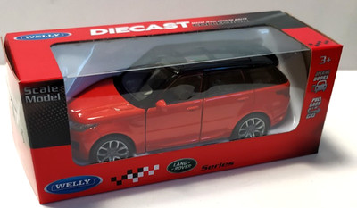 WELLY NEX AUTO DIE CAST RANGE ROVER SPORT ORANGE RECHARGE ART 43698