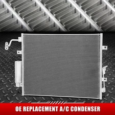 For 17-22 Nissan Titan OE Style Front Full Aluminum A/C AC Condenser Assembly