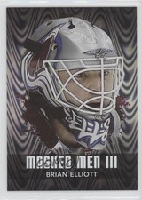 2010-11 ITG Between the Pipes Men III Silver /100 Brian Elliott #MM-07 11z6