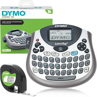YMO Letratag LT-100T Beschriftungsgerät | Tragbares Etikettiergerät Mit QWERTZ T