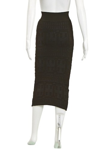 SCANLAN THEODORE Green Textured Skirt AU 6 - Used Good Condition - Picture 3 of 3
