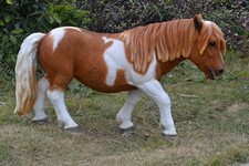 Shetland Pony Resin Statue Home Garden Decor
