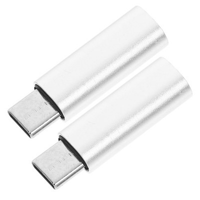 2 PCS Earphones Wired Usb Converter Adapter to Headphones .5mm
