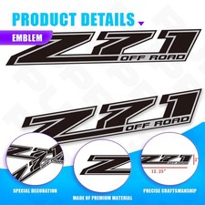 For Silverado Sierra 1500 2500hd 3500hd Z71 Off Road Side Stickers 2014-2024 Set