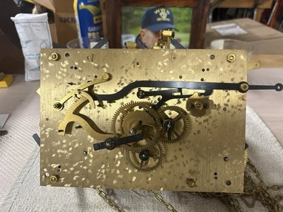 Kieninger 12/66 Triple Chime Chain Drive Clock Movement Parts Repair