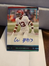 2021 Leaf Pro Set Power Malachi Moore SP Auto Rookie 29/50 ! New York Jets 