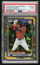 2024 Bowman Sapphire Edition Gold 25/50 German Ramirez #BCP-93 PSA 9 MINT 0o48