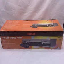 RCA VR556 Four Head VCR Plus Silver Universal Remote NEW Open Box