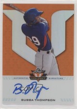 2017 Leaf Valiant Draft Orange 25/25 Bubba Thompson #BA-BT1 Auto g1z