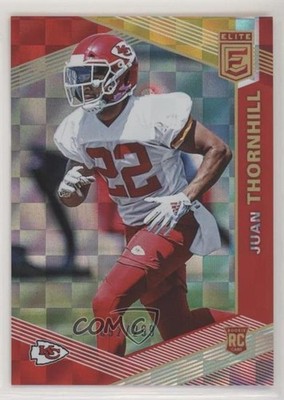 2019 Panini Donruss Elite Rookies Red 52/299 Juan Thornhill #191 Rookie RC 4l3