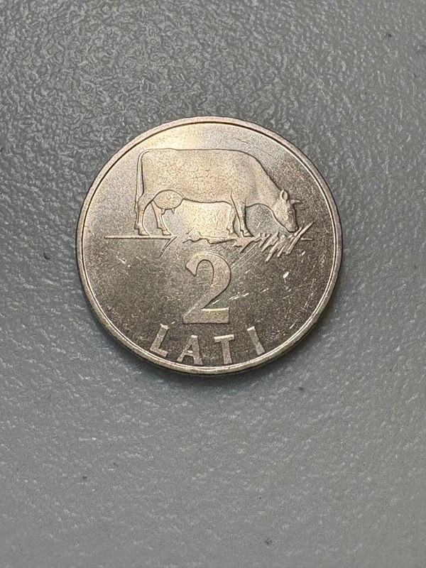 1992 Latvia 2 Lati Scarce Uncirculated Condition SKU#38559