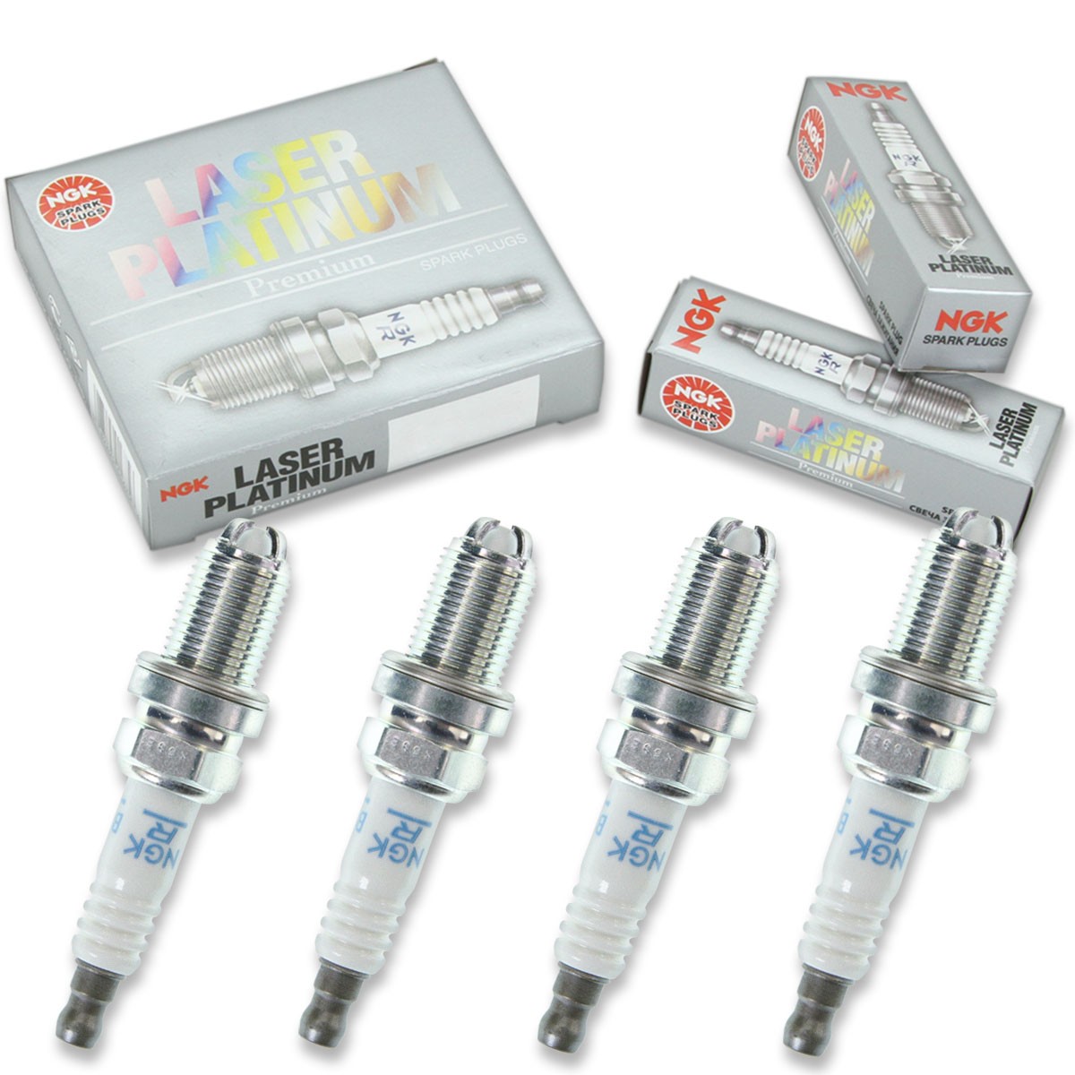4 pc NGK 4285 BKR7EQUP Laser Platinum Spark Plugs for 12 12 0 031 708 ud
